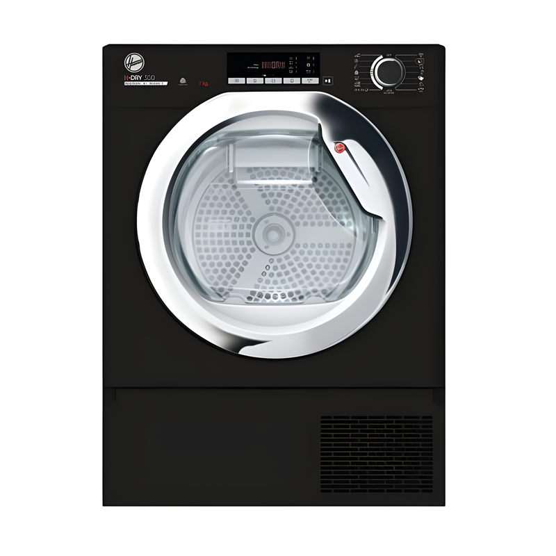 Hoover BATDH7A1TCEB-80 - Black 7KG Tumble Dryer - Heat Pump - A+ Energy
