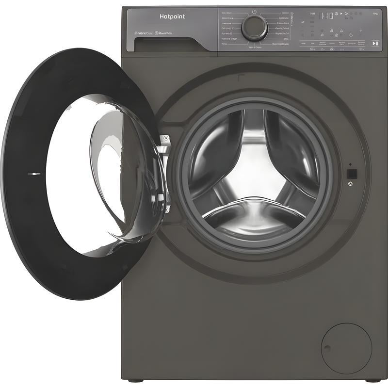 Hotpoint HB103WGCAREUK - Grey 10KG Washing Machine - 1400 RPM - A energy