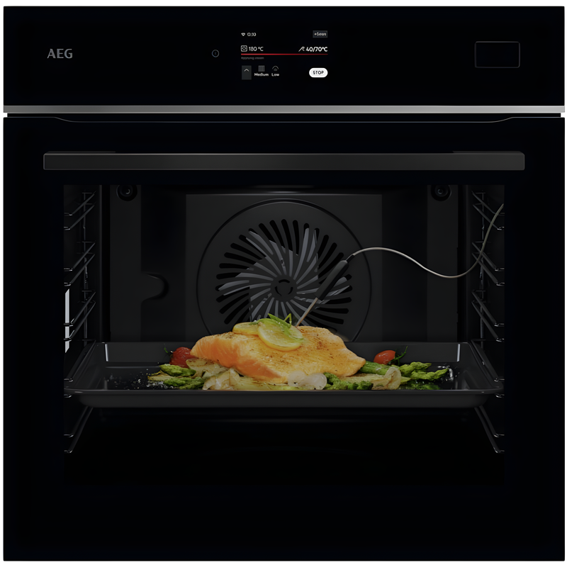 AEG TB8SB731AB - Black Built-In Single Oven - 70L - A++ Energy