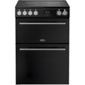 Belling BEL FSA VISION 60Ei BSS 444412059 - Black Induction Electric Cooker - Double Oven - A Rated