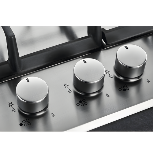 AEG HGB75400SM - Stainless steel 5 Zone Gas Hob