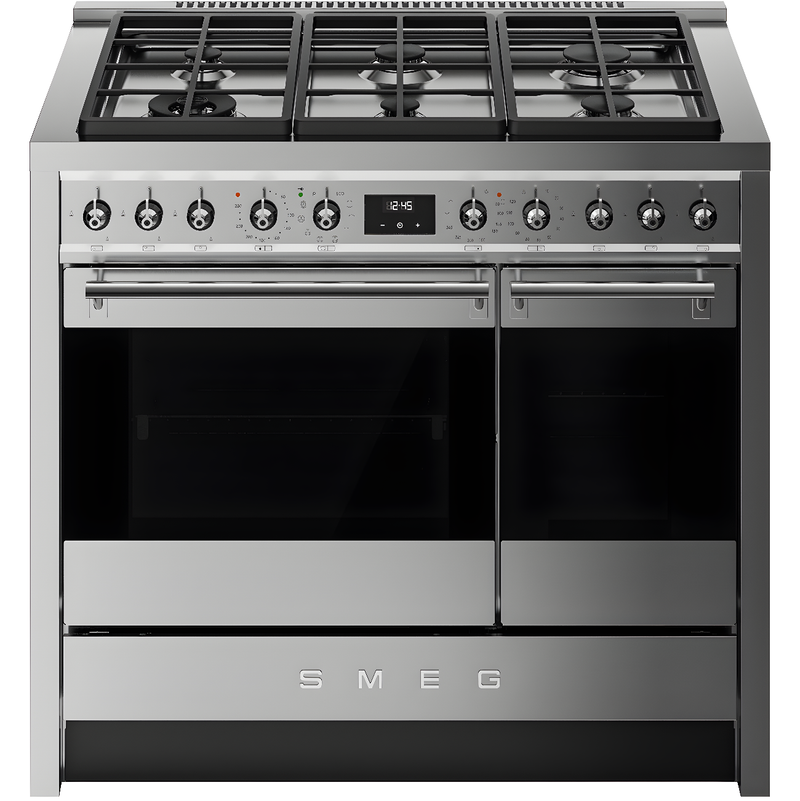 SMEG A10G002PTX - Stainless Steel Range Cooker - 6 Cooking Zones - A energy