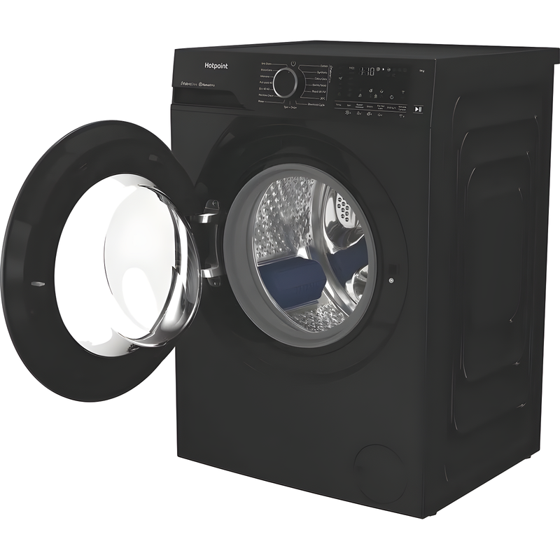 Hotpoint HB93WBCAREUK - Black 9KG Washing Machine - 1400RPM - A energy