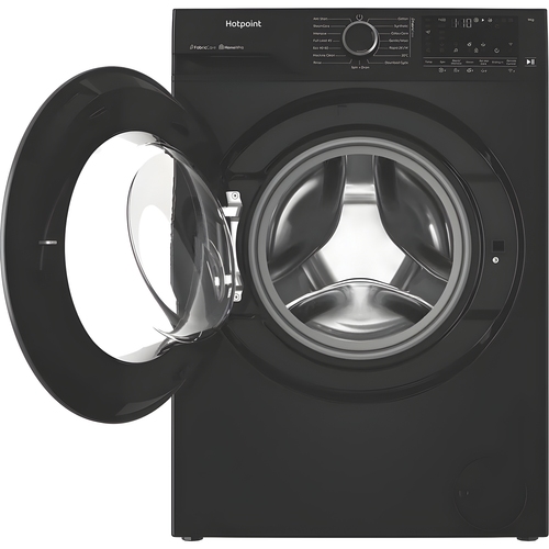 Hotpoint HB93WBCAREUK - Black 9KG Washing Machine - 1400RPM - A energy