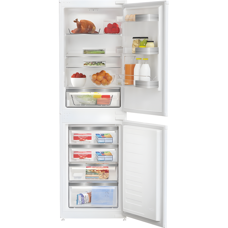 Hotpoint HPKH 1262B4 UK - White Integrated Fridge Freezer - 254L - E Rated