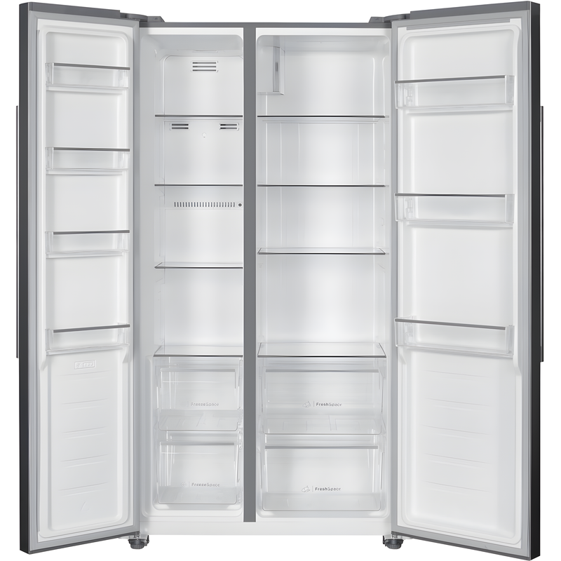 Indesit INGF 6441 XP4UK - Stainless Steel American Fridge Freezer - 442L - E Rated