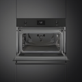 Smeg SO4301M0N - Matt Black Microwave with grill Oven - 40 litres - Built-in