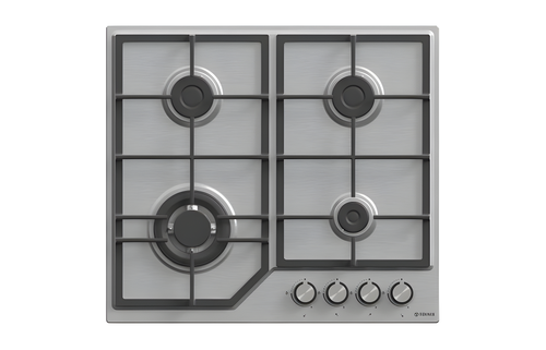 Teknix BITK260GHX - Stainless Steel Gas Hob - 60cm - 2 Year Warranty