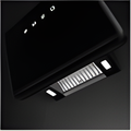 Smeg KFAB84BL - Black 70cm Chimney Cooker Hood - 605 m³/h - A Energy