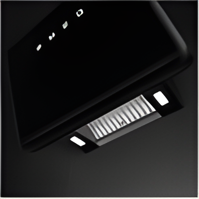 Smeg KFAB84BL - Black 70cm Chimney Cooker Hood - 605 m³/h - A Energy