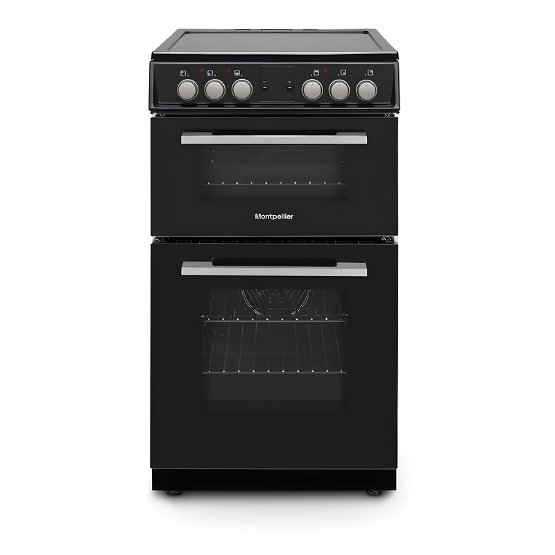 Montpellier MDOC50FK - Black 4 Zone Electric Cooker - A Rated