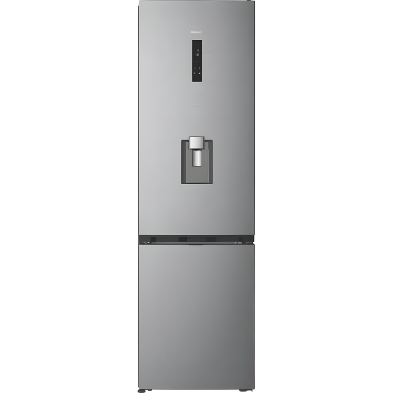 Hotpoint HPK 26412W XP5UK - Brushed Steel 70/30 Fridge Freezer - Dual No Frost - D Energy
