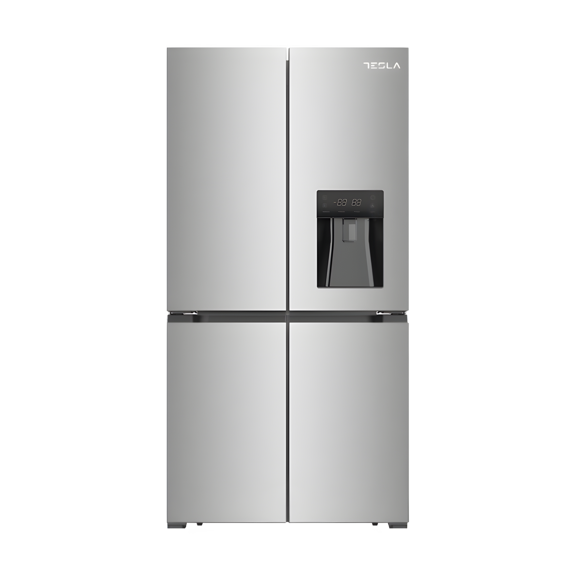 Tesla T560FDX - Stainless Steel American Fridge Freezer - 560L - E
