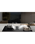 Midea MIH7480Y225GKH1 - Black 80cm Induction Extractor Hob - 4 Zones - A++ Energy