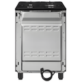 Smeg CX61GMBL Concert - Black Dual Fuel Cooker with Single Oven - 4 Gas Burners - 70L Capacity - A Energy Rating