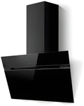 Elica ASC-AT-BLK-80 - Black 80cm Angled Wall Mounted Hood - 757 m³/h - B Rated