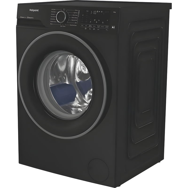 Hotpoint HB103WBCAREUK - Black 10KG Washing Machine - 1400 RPM - A energy