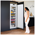 Caple RIF1801 - White 197L Built-in Freezer - Frost Free - E Energy