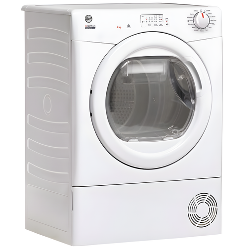 Hoover HLE H8A1LE-80 - White 8KG Heat Pump Tumble Dryer - Sensor Dry - A+ energy