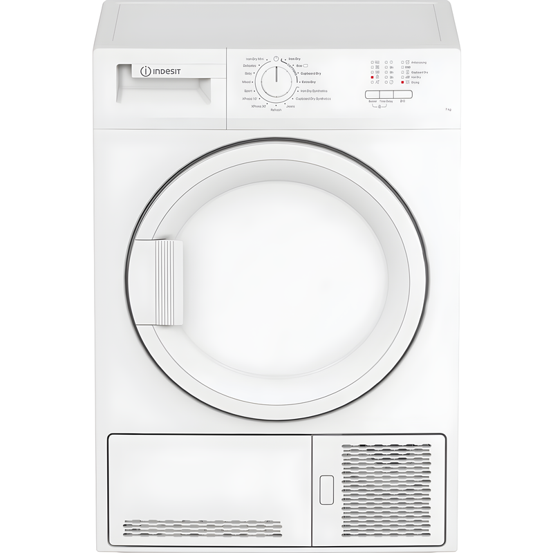 Indesit CYD C82 WWGL UK - White 8KG Condenser Tumble Dryer - B Energy Rated