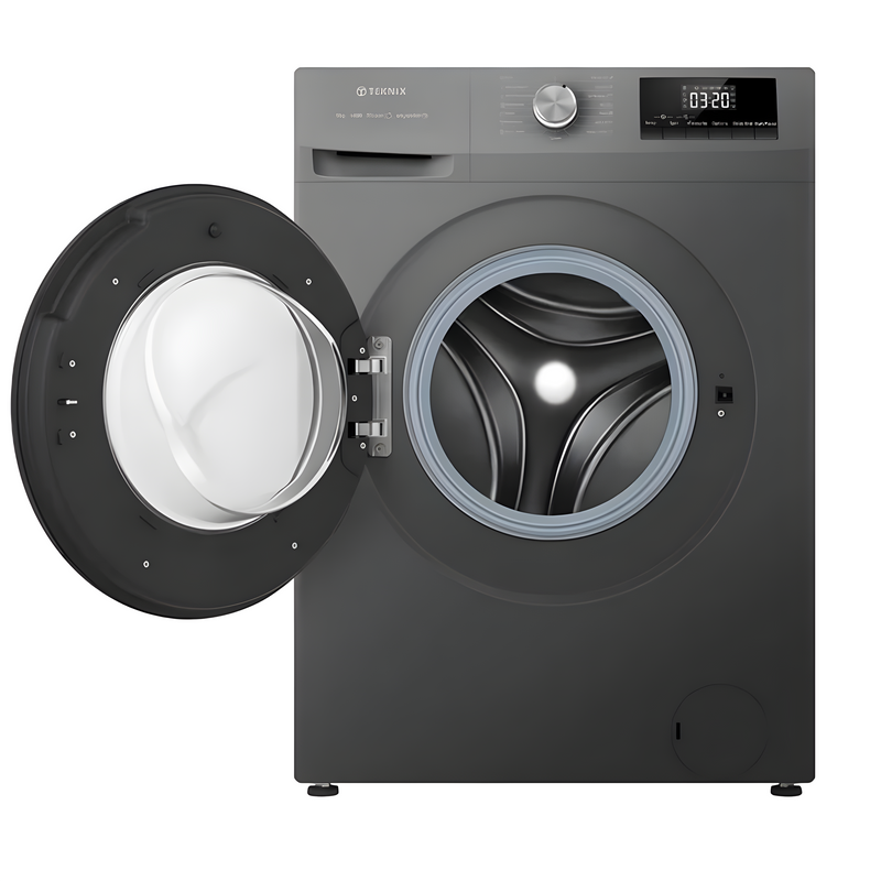 Teknix TK2W814HS - Titanium 8KG Washing Machine - 1400 RPM - A energy