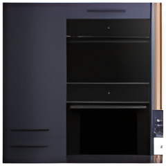 Caple C2101BG - Black Glass Single Oven - 67L Capacity - A Energy Rating