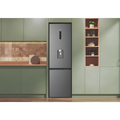 Hotpoint HPK 26412W XP5UK - Brushed Steel 70/30 Fridge Freezer - Dual No Frost - D Energy