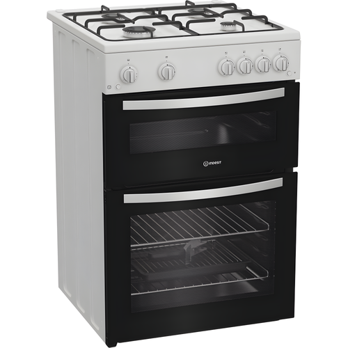 Indesit ITG6GW - White Gas Cooker - 72L - A+ Energy