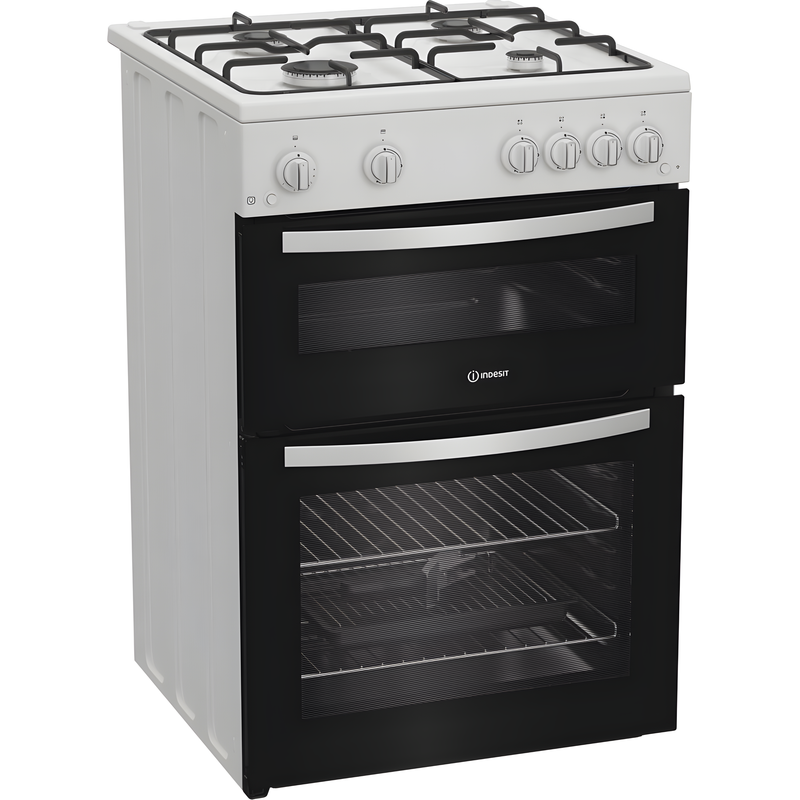 Indesit ITG6GW - White Gas Cooker - 72L - A+ Energy