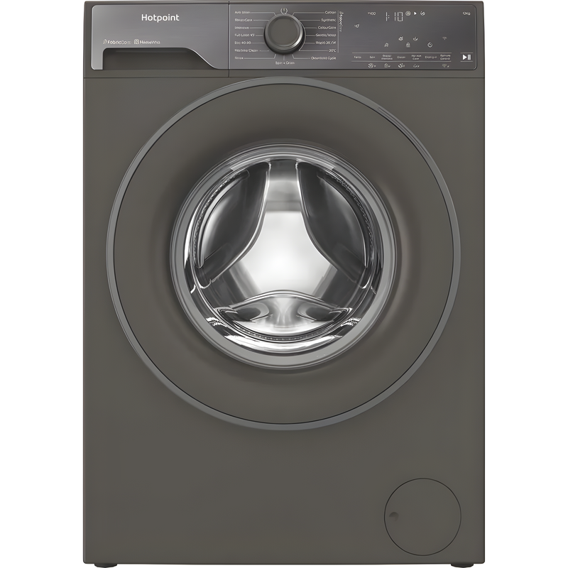 Hotpoint HB123WGCAREUK - Manhattan Grey Washing Machine - 1400 RPM - A energy