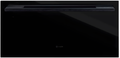 Caple WD290BG - Black Glass Warming Drawer - 100 Espresso Cups/32 Plates - Energy Rating N/A