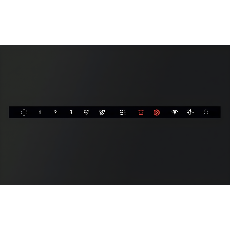 AEG NDV8791CT - Black Chimney Cooker Hood - 90cm - A+ Energy