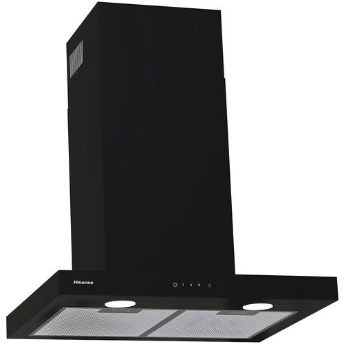 Hisense CH6T14BBUK - Black Chimney Cooker Hood - 594 m³/h - A Energy