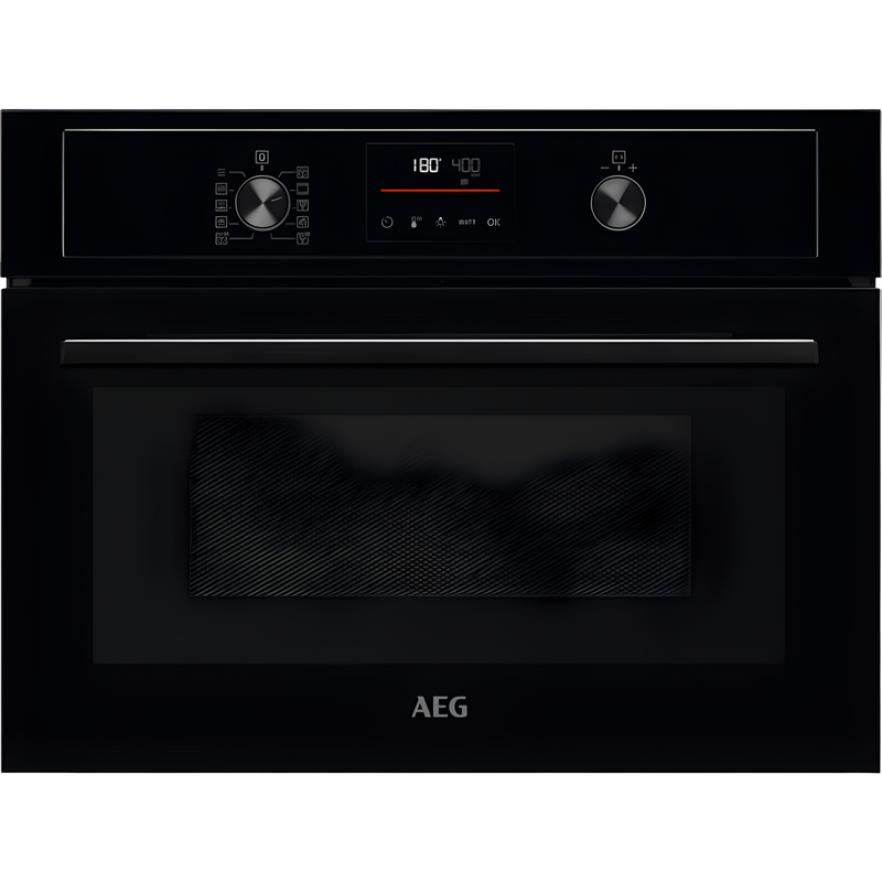 AEG KMX365060B - Black 43L Integrated CombiQuick Microwave Oven - 1000W, 1900W Grill - A energy