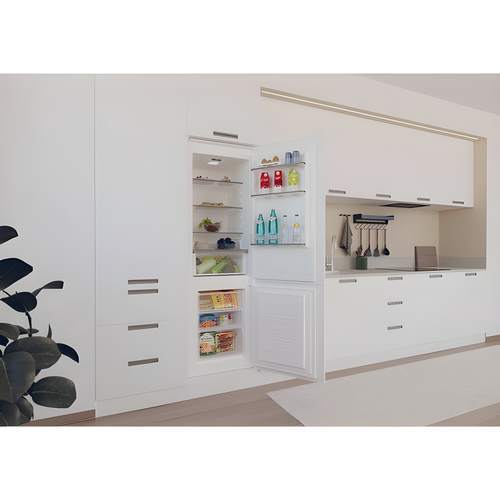 Hoover HOBBML18EK - White Integrated Fridge Freezer - 250L - E Energy Rating