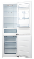 Midea  MDRB424FGD02O - Silver Freestanding 70/30 Frost Free Fridge Freezer - D energy