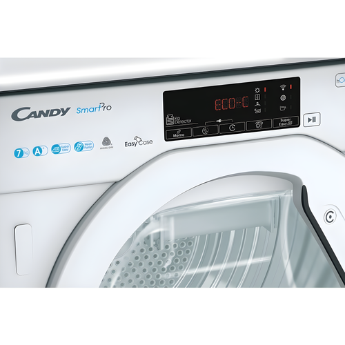 Candy BCTD H7A1TE-80 - White 7KG Tumble Dryer - Integrated Heat Pump - A+ Energy