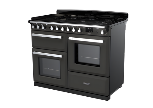 Rangemaster ESDLO110DFPSLT/CM1 Estel Deluxe 110cm Dual Fuel Slate/Chrome