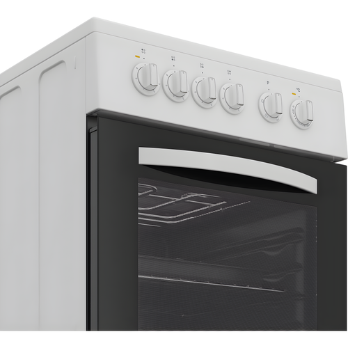 Indesit I5E3KMW - White Electric Cooker - 60L Single Oven - A Energy Rating