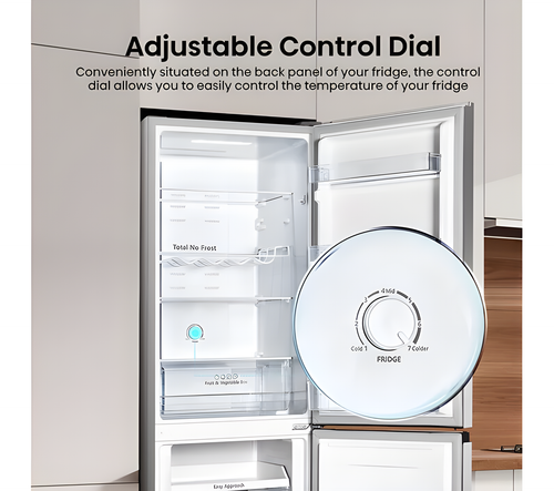 HISENSE RB327N4AWD - White Fridge Freezer - 50/50 Split - D Energy Rating