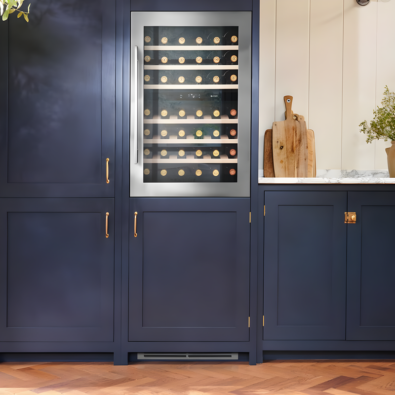 Caple WC6511 - Stainless Steel Wine Cooler - 41 Bottle Dual Zone - G Energy