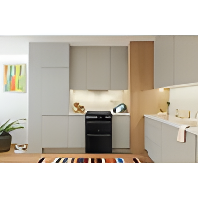 Belling BEL FSA VISION 60Ei BSS 444412059 - Black Induction Electric Cooker - Double Oven - A Rated
