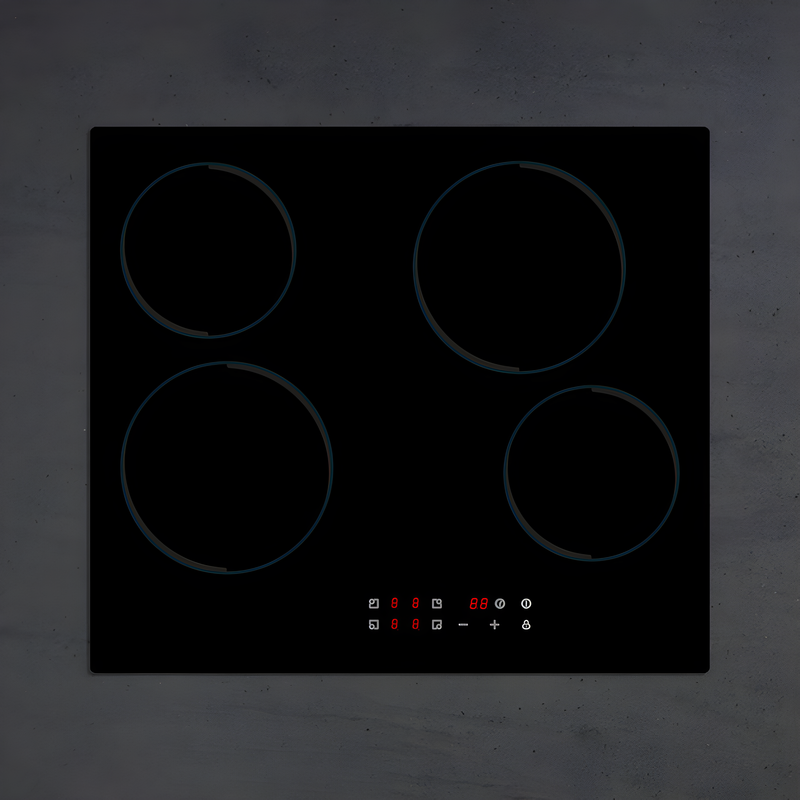 Montpellier MCH59 - Black 59cm Ceramic Hob - 4 Zones - Energy Rating Unknown