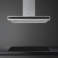 Smeg KLTI9L4X - Stainless Steel and Glass Island Cooker Hood - 563m³/h - A Energy