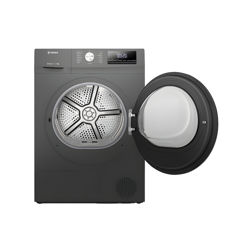 Teknix TKHP8HS - Titanium 8KG Heat Pump Tumble Dryer - A++ Energy