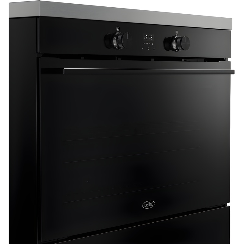 Belling RCA VISION SGL 90Ei BLK 444412041 - Black 90cm Induction Range Cooker - 133L Single Oven - A Energy