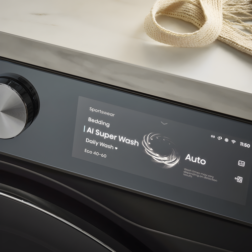 Hisense WF7S1247BB - Black 12KG Washing Machine - 1400 RPM - A energy