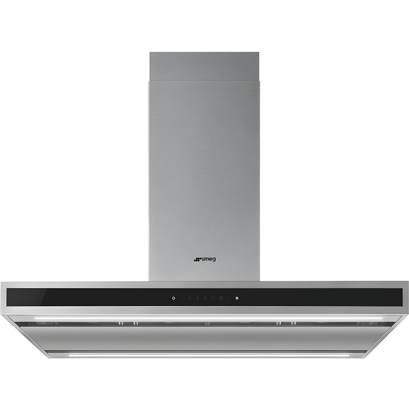 Smeg KLTI9L4X - Stainless Steel and Glass Island Cooker Hood - 563m³/h - A Energy