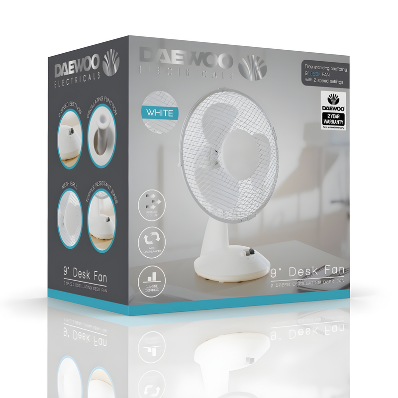 Daewoo COL1062GE - Fan - White