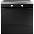 Belling RCA VISION SGL 90Ei BSS 444412042 - Black 90cm Induction Range Cooker - 133L - A Energy